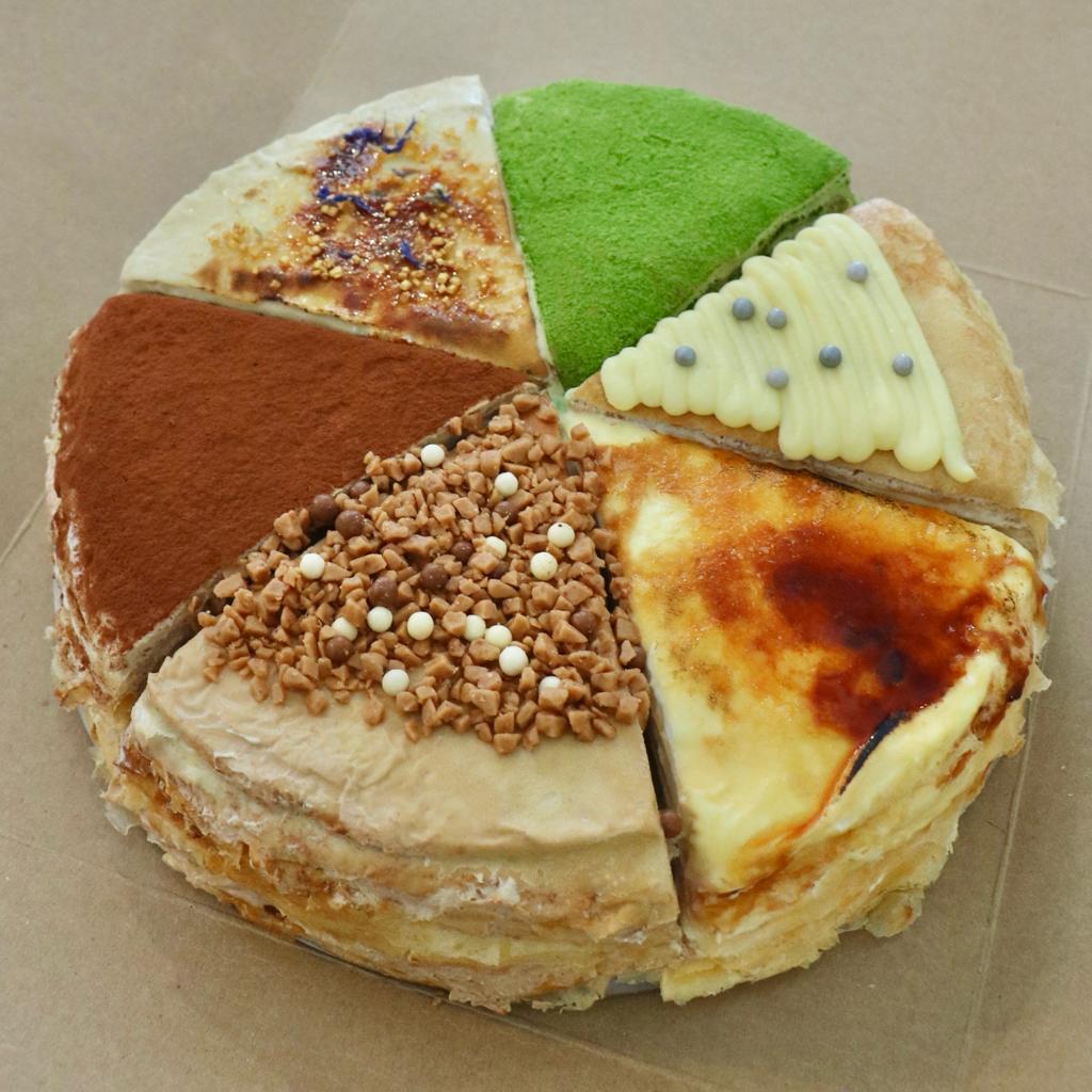 Crepe Cake - 6 Flavours Deluxe Assortment