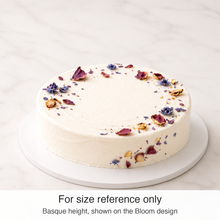 Load image into Gallery viewer, For size reference only: the height of a Basque cheesecake, shown on the Bloom design
