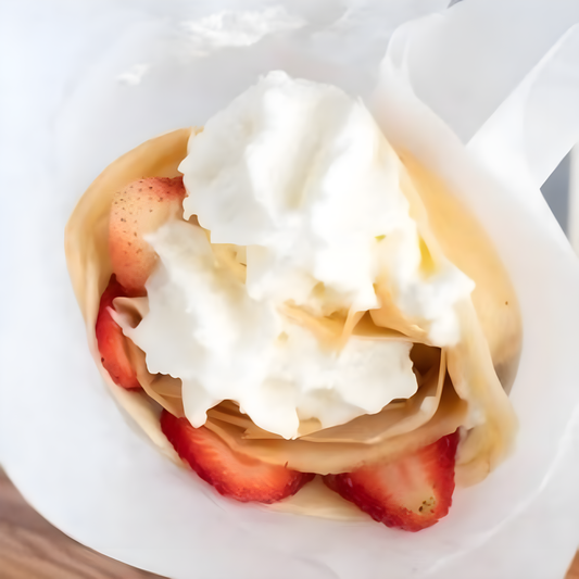 Sweet Handheld Crepe - Nutella Strawberry